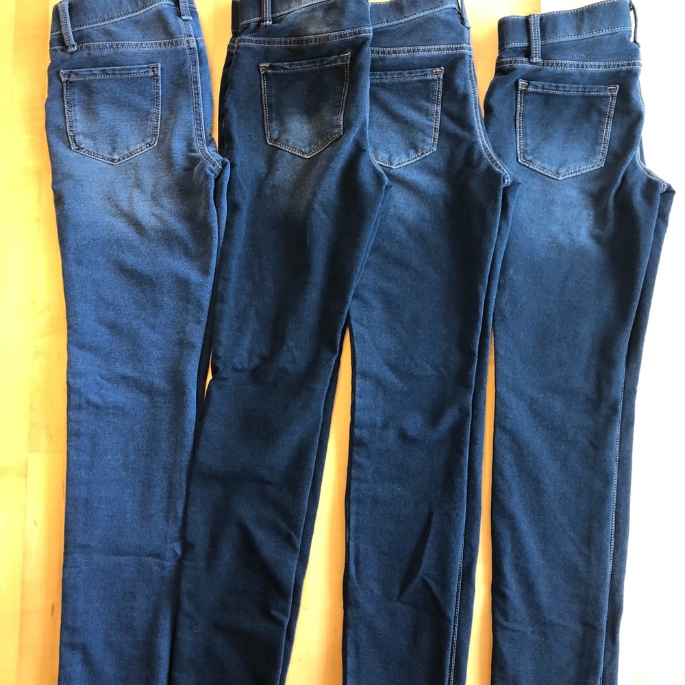 4 pairs of Tommy Bahama girls jeggings size 12